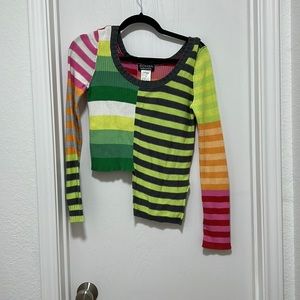 Sonia Rykiel a symmetrical sweater